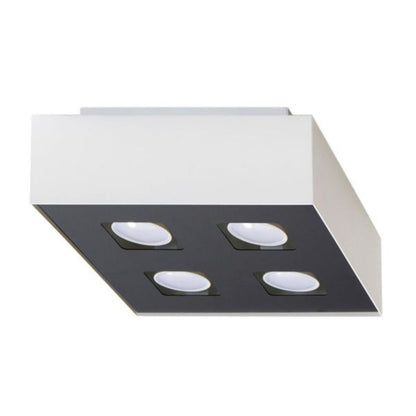 Plafond Sollux Lighting MONO 4 hvid 1 stk.
