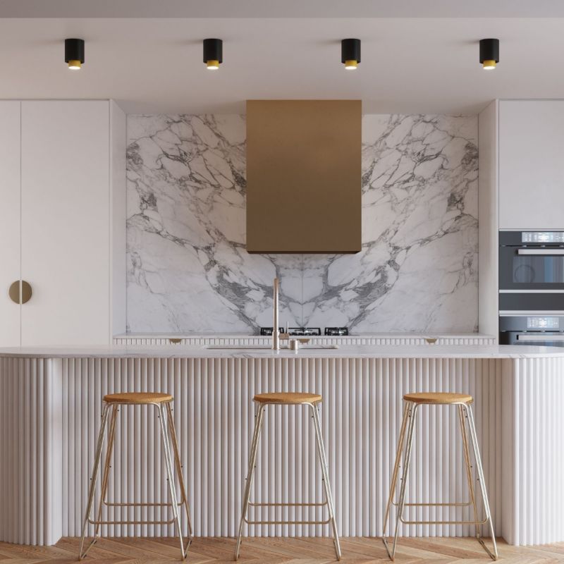 Plafond Sollux Lighting NESI mat-sort 1 stk.