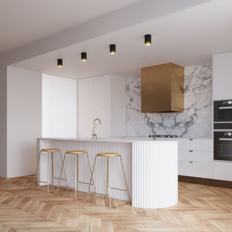 Plafond Sollux Lighting NESI mat-sort 1 stk.