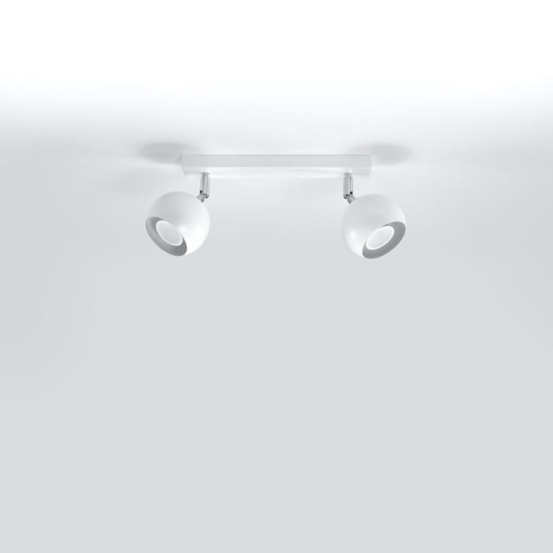 Plafond Sollux Lighting OCULARE 2 hvid 1 stk.