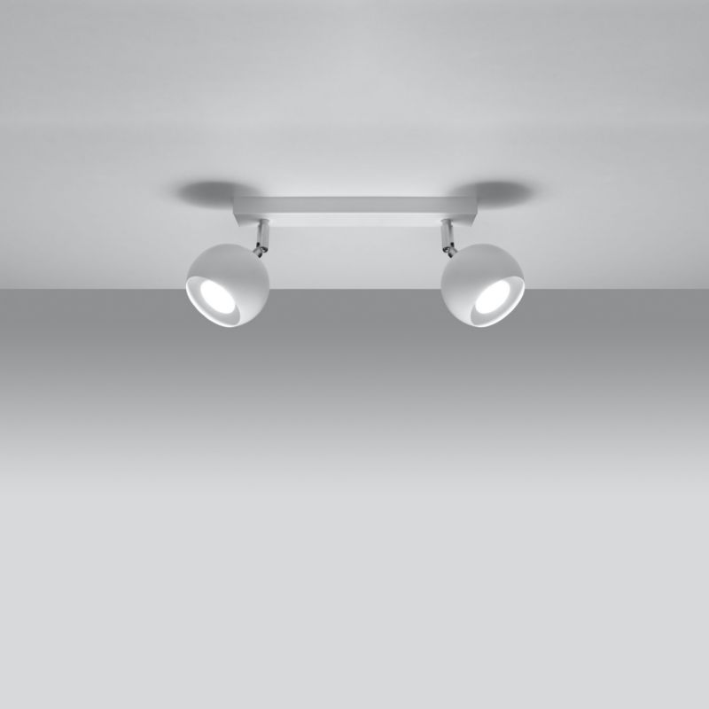 Plafond Sollux Lighting OCULARE 2 hvid 1 stk.