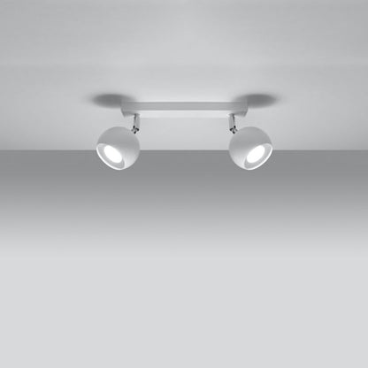 Plafond Sollux Lighting OCULARE 2 hvid 1 stk.