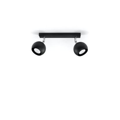 Plafond Sollux Lighting OCULARE 2 mat-sort 1 stk.