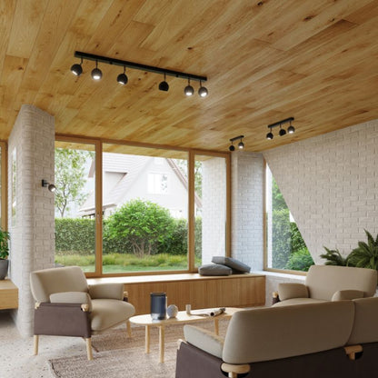 Plafond Sollux Lighting OCULARE 2 mat-sort 1 stk.