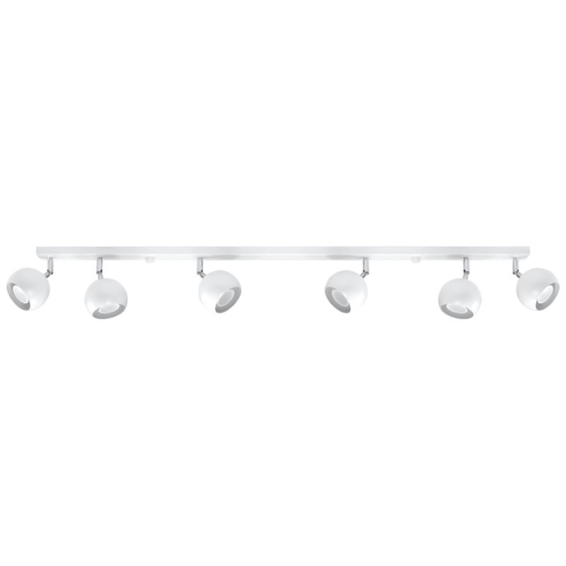Plafond Sollux Lighting OCULARE 6L hvid 1 stk.