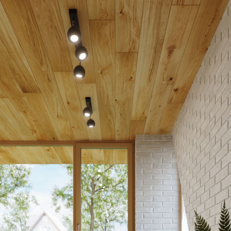 Plafond Sollux Lighting OCULARE 6L mat-sort 1 stk.