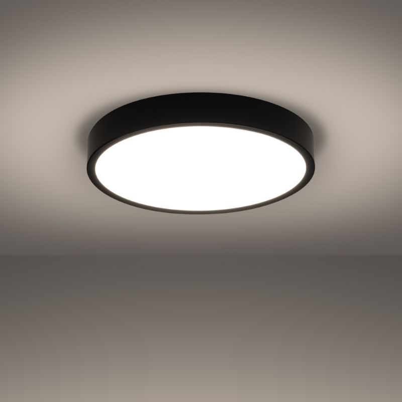 Plafond Sollux Lighting ONYX 50 sort LED 3000K 1 stk.