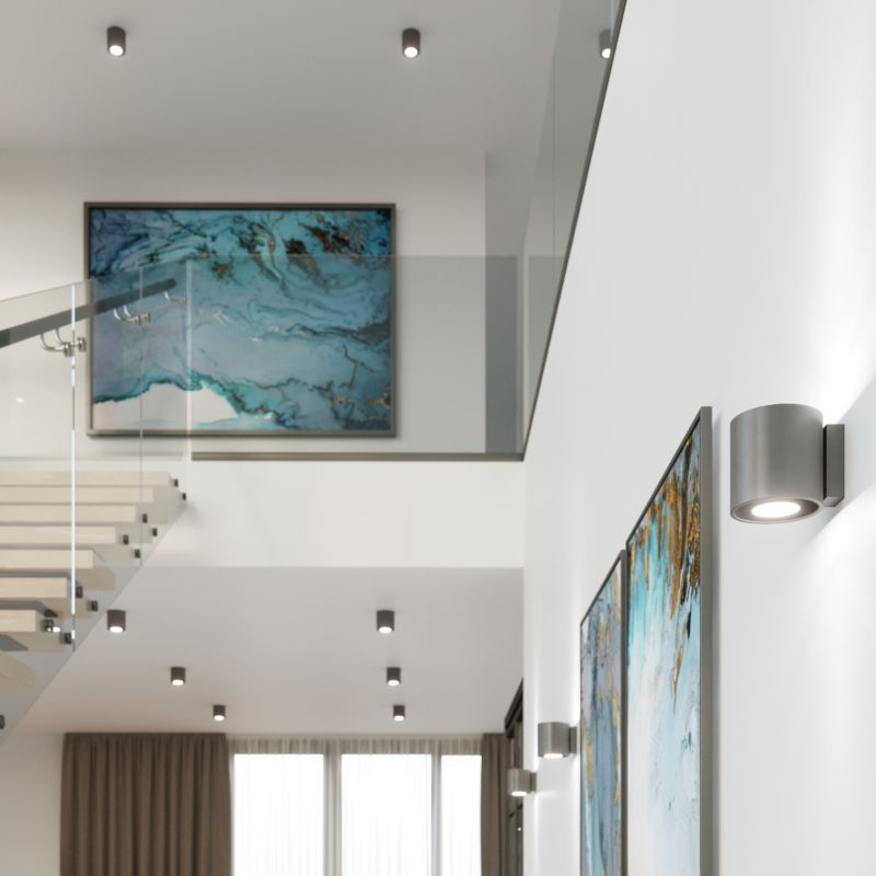 Plafond Sollux Lighting ORBIS 1 antracit 1 stk.