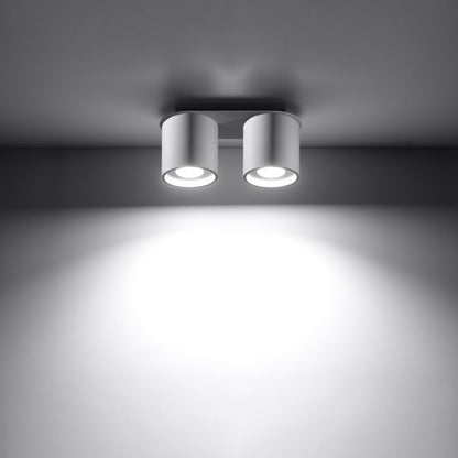 Plafond Sollux Lighting ORBIS 2 hvid 1 stk.