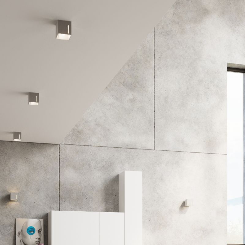 Sollux Lighting Pixar grå plafondæksel 1 stk.