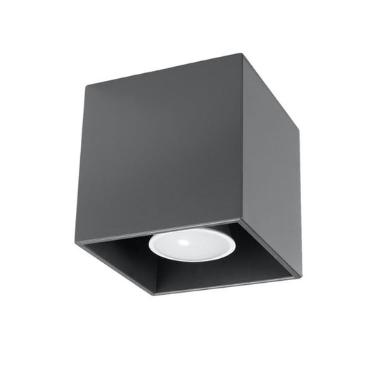 Plafond Sollux Lighting QUAD 1 antracit 1 stk.