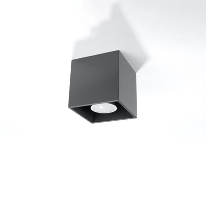 Plafond Sollux Lighting QUAD 1 antracit 1 stk.