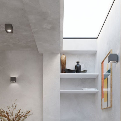 Plafond Sollux Lighting QUAD 1 antracit 1 stk.