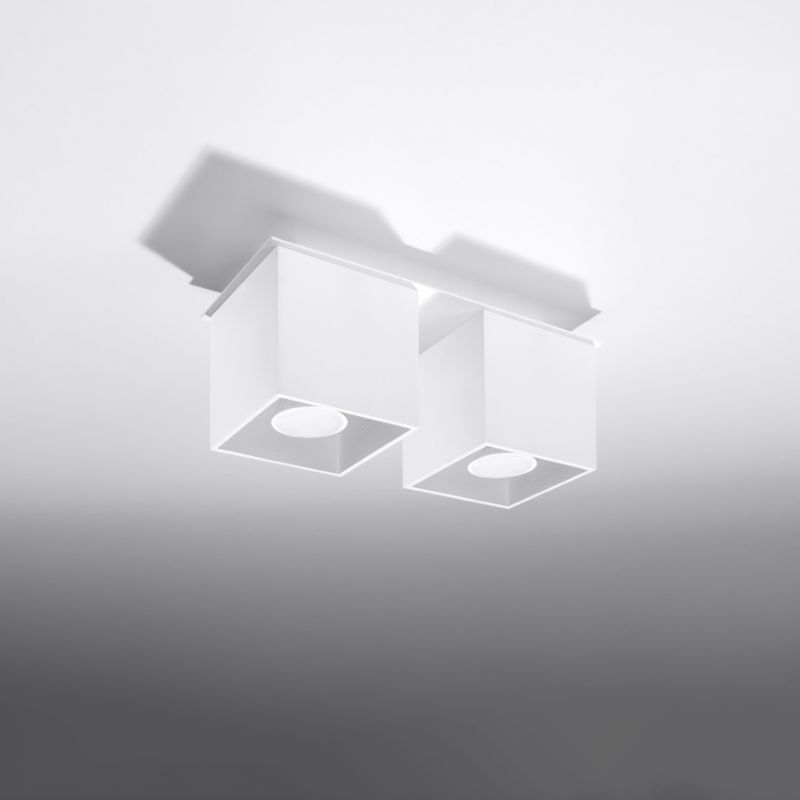 Plafond Sollux Lighting QUAD 2 hvid 1 stk.