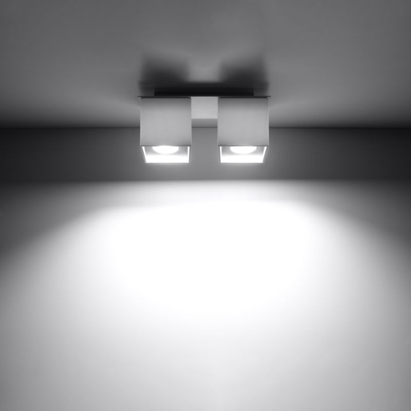 Plafond Sollux Lighting QUAD 2 hvid 1 stk.