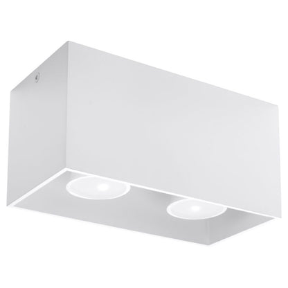 Plafond Sollux Lighting QUAD MAXI hvid 1 stk.