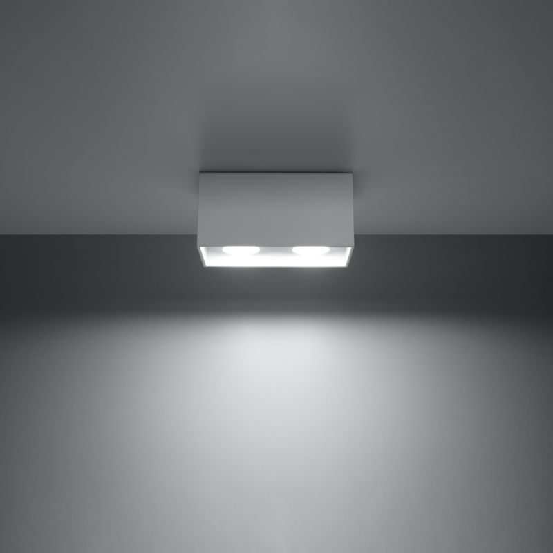 Plafond Sollux Lighting QUAD MAXI hvid 1 stk.