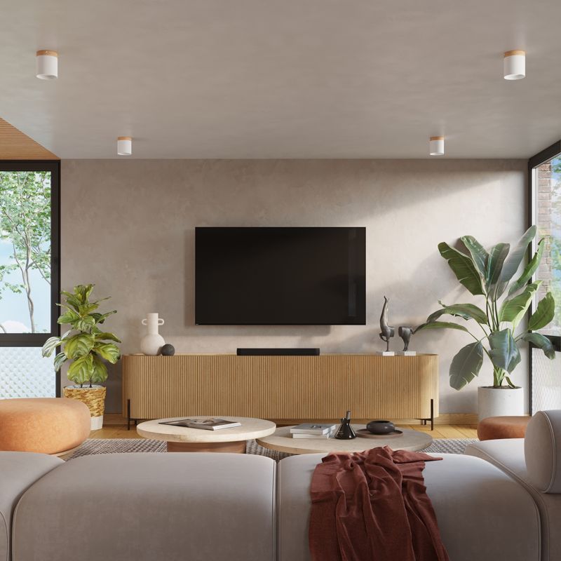 Sollux Lighting RIF loftlampe hvid 1 stk.