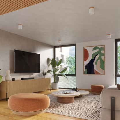 Sollux Lighting RIF loftlampe hvid 1 stk.