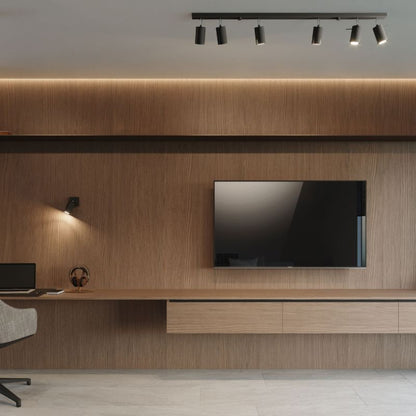 Plafond Sollux Lighting RING 2 mat-sort 1 stk.