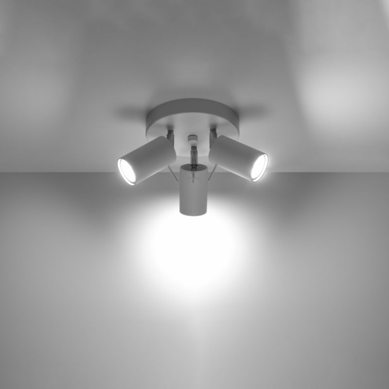 Plafond Sollux Lighting RING 3P hvid 1 stk.
