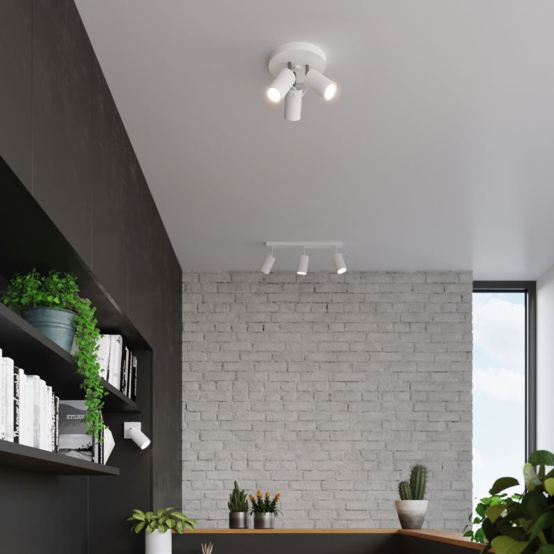 Plafond Sollux Lighting RING 3P hvid 1 stk.