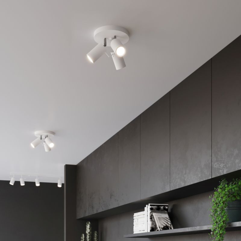 Plafond Sollux Lighting RING 3P hvid 1 stk.