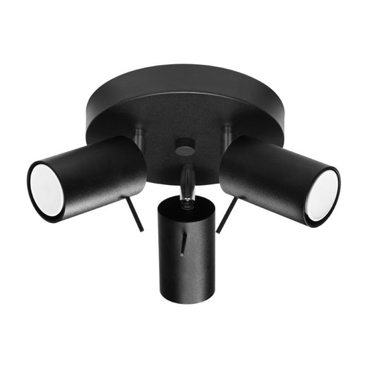 Plafond Sollux Lighting RING 3P mat-sort 1 stk.