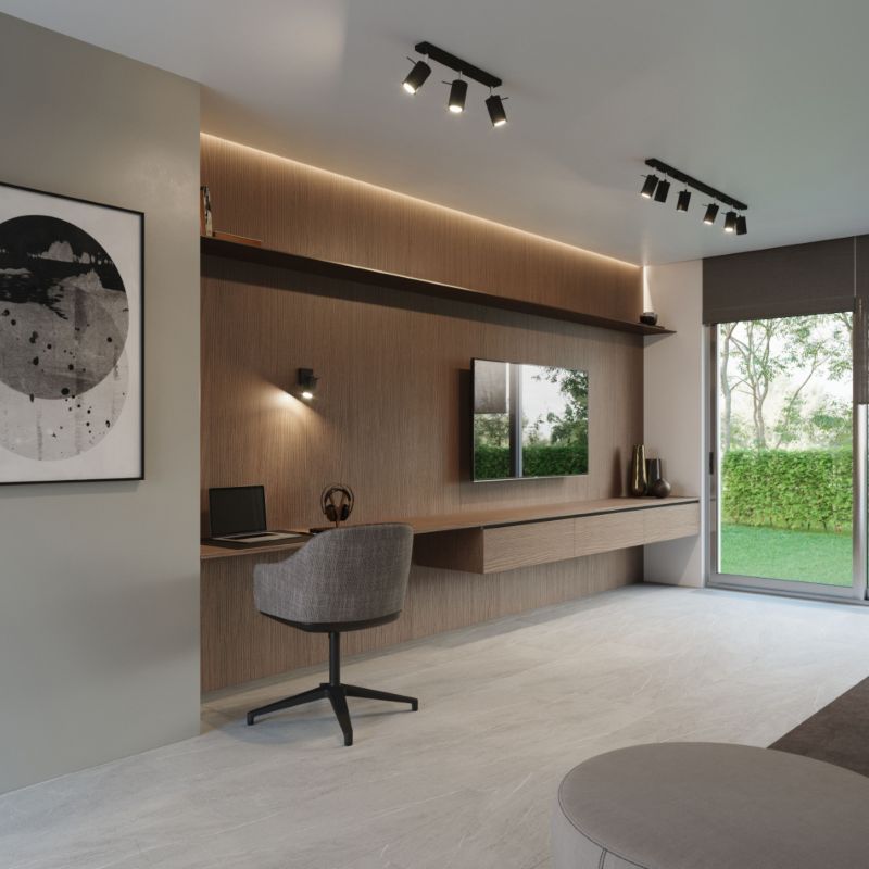 Plafond Sollux Lighting RING 4 mat-sort 1 stk.