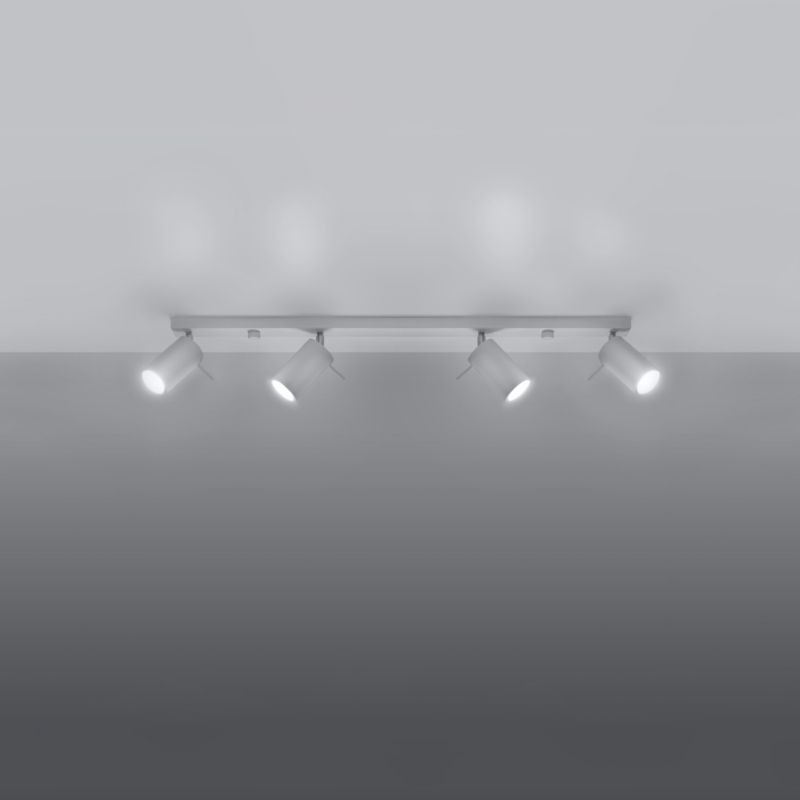 Plafond Sollux Lighting RING 4L hvid 1 stk.