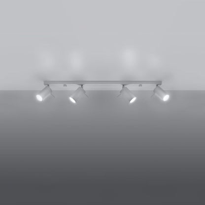 Plafond Sollux Lighting RING 4L hvid 1 stk.