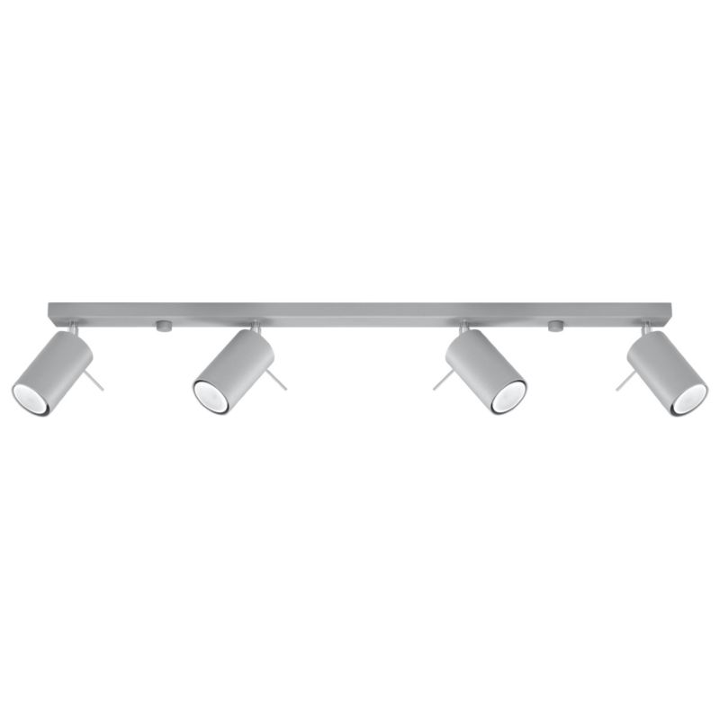 Plafond Sollux Lighting RING 4L grå 1 stk.