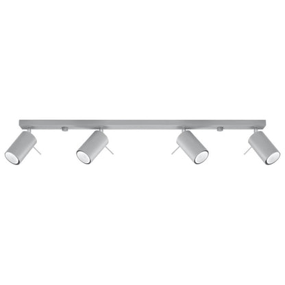 Plafond Sollux Lighting RING 4L grå 1 stk.