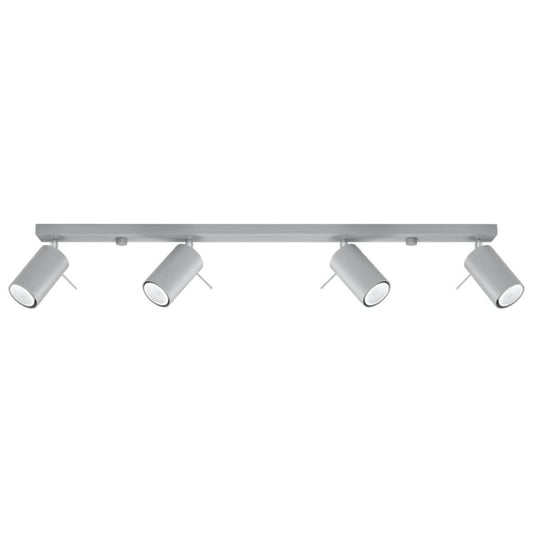 Plafond Sollux Lighting RING 4L grå 1 stk.