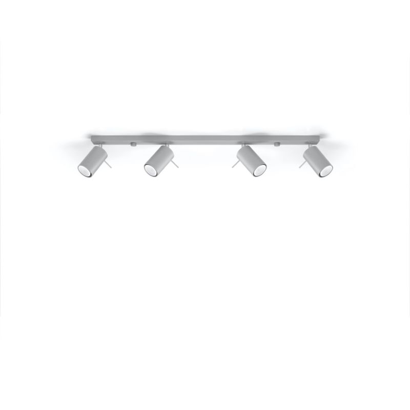 Plafond Sollux Lighting RING 4L grå 1 stk.