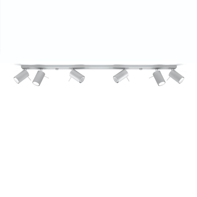 Plafond Sollux Lighting RING 6L grå 1 stk.