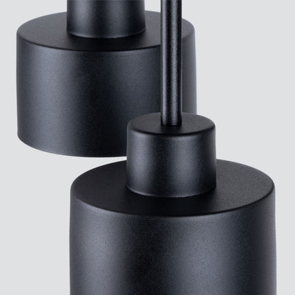 Plafond Sollux Lighting SAVAR 3 mat‑sort 1 stk.