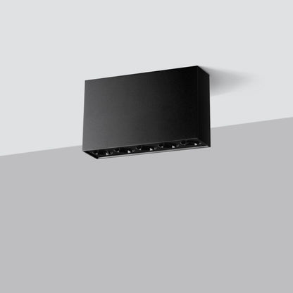 Plafond Sollux Lighting SOLE sort LED 1 stk.