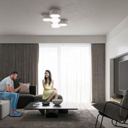 Plafond Sollux Lighting SUNDE 15 hvid 1 stk.