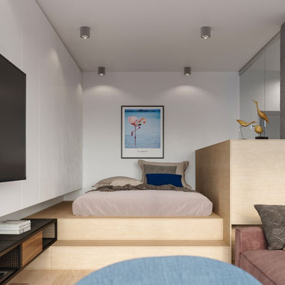 Plafond Sollux Lighting TIUBE grå 1 stk.