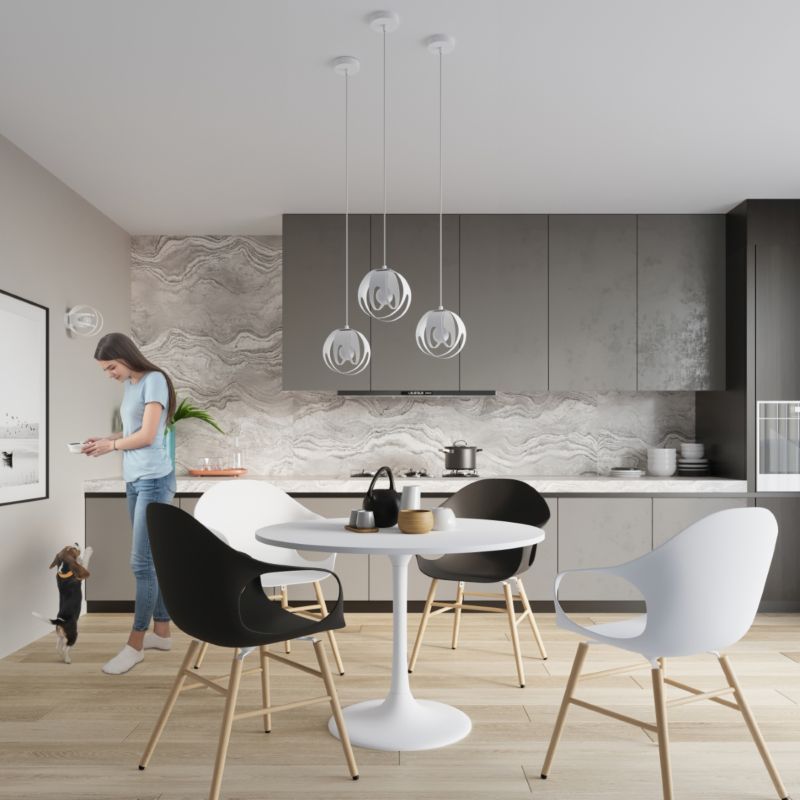 Plafond Sollux Lighting TULOS hvid 1 stk.