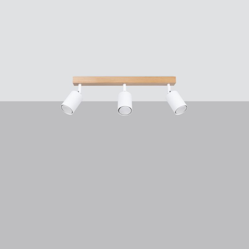 Plafond Sollux Lighting VERDO 3L hvid 1 stk.