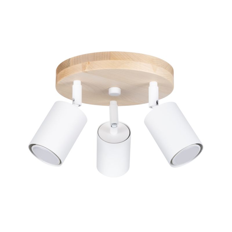 Plafond Sollux Lighting VERDO 3P hvid 1 stk.