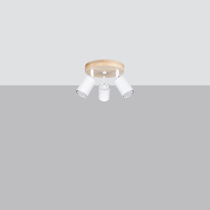 Plafond Sollux Lighting VERDO 3P hvid 1 stk.