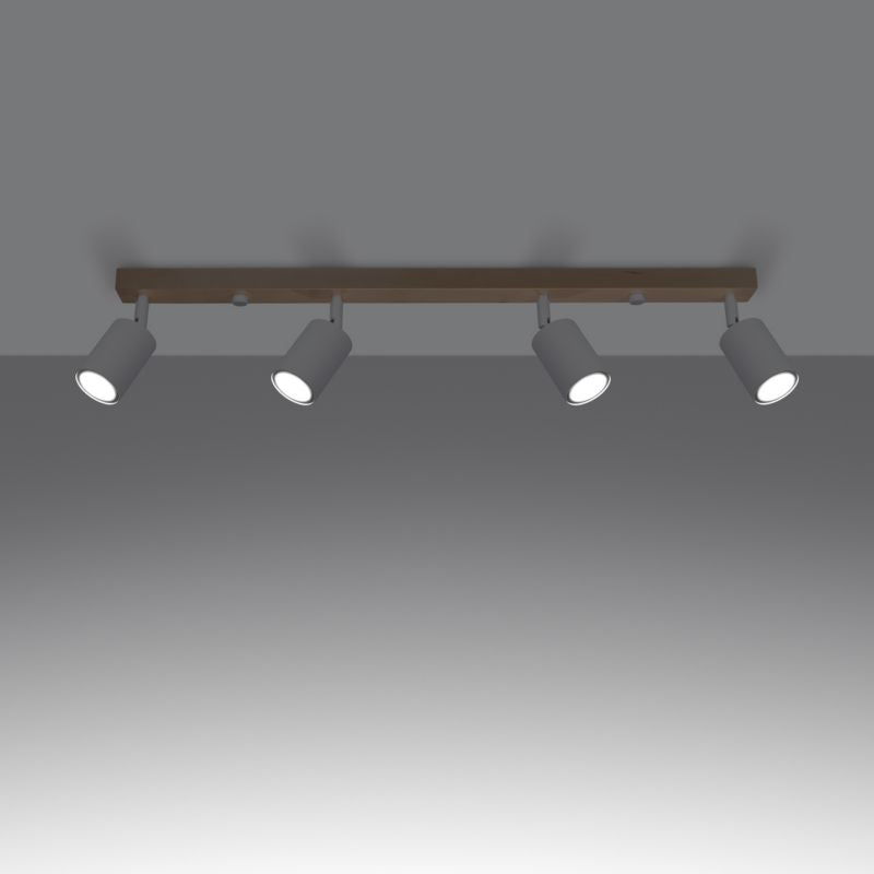 Plafond Sollux Lighting VERDO 4 hvid 1 stk.