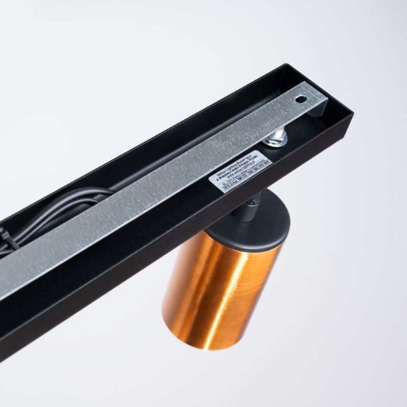 Plafond Sollux Lighting WINX 2 sort/kobber 1 stk.