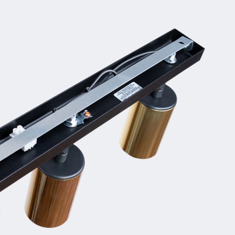 Plafond Sollux Lighting WINX 3 sort/guld 1 stk.