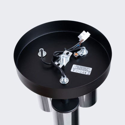 Plafond Sollux Lighting WINX 3P sort/krom 1 stk.