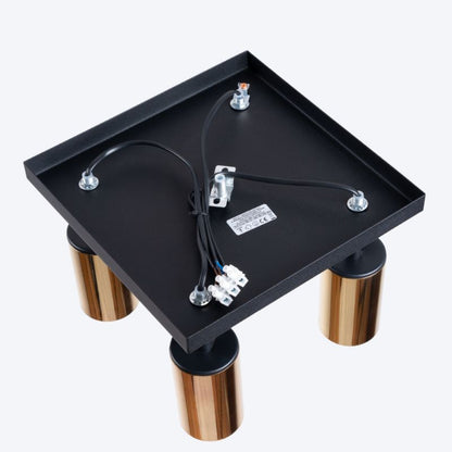 Plafond Sollux Lighting WINX 4 sort/guld 1 stk.