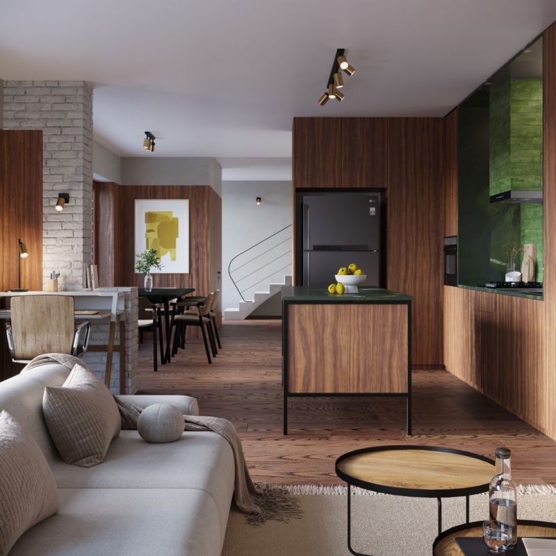 Plafond Sollux Lighting WINX 4 sort/guld 1 stk.